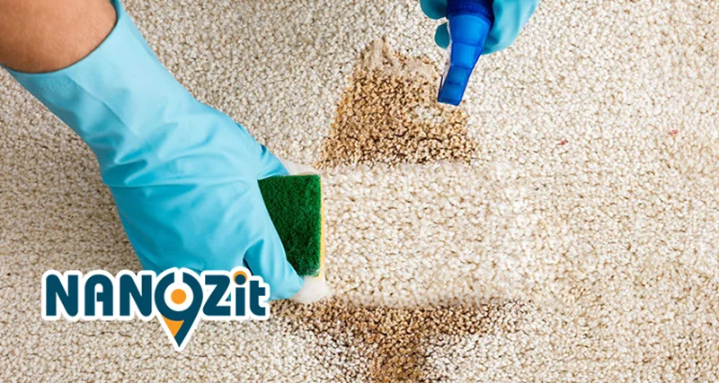 آموزش استفاده محلول شستشوی فرش و مبلمان نانو